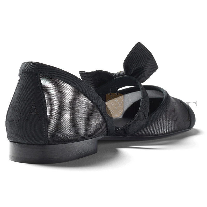 Ch**el mary janes mesh & grosgrain g46701
